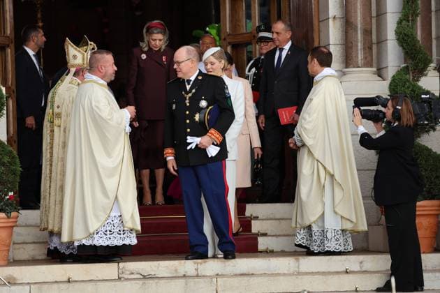 FÃªte nationale Monaco NO TABLOIDS WEB & PRINT, BILDZEITUNG OUT, BILD.DE OUT, NO DAILY MAIL, NO DAILY MAIL GROUP, NO VOICI, NO CLOSER, NO PUBLIC FÃªte nationale MonÃ gasque jour fÃ riÃ emblÃ matique qui honore le prince Albert et l™indÃ pendance de la PrincipautÃ Monaco, le 19 Novembre 2025 Charlene Wittstock,Charlene De Monaco Monaco National Day, an emblematic public holiday that honors Prince Albert and the independence of the Principality Monaco, 19 November 2025 Albert II of Monaco  Copyright: xFabricexChasseryx