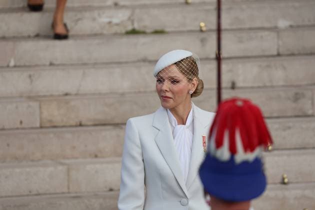 FÃªte nationale Monaco NO TABLOIDS WEB & PRINT, BILDZEITUNG OUT, BILD.DE OUT, NO DAILY MAIL, NO DAILY MAIL GROUP, NO VOICI, NO CLOSER, NO PUBLIC FÃªte nationale MonÃ gasque jour fÃ riÃ emblÃ matique qui honore le prince Albert et l™indÃ pendance de la PrincipautÃ Monaco, le 19 Novembre 2025 Charlene Wittstock,Charlene De Monaco Monaco National Day, an emblematic public holiday that honors Prince Albert and the independence of the Principality Monaco, 19 November 2025 Albert II of Monaco  Copyright: xFabricexChasseryx