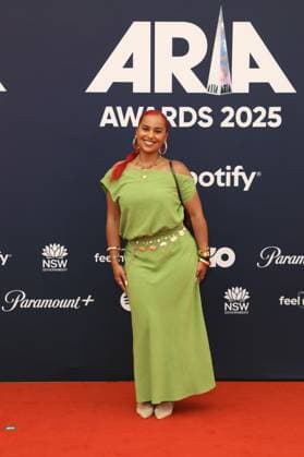 November 19, 2025: JASMINE TXO attends the 2025 ARIA Awards at the Hordern Pavilion on November 19, 2025 in Sydney, NSW Australia - ZUMAa155 20251119_aaa_a155_054 Copyright: xChristopherxKhouryx
