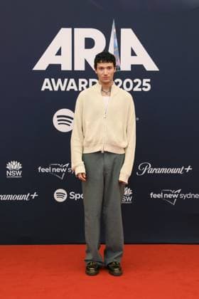 November 19, 2025: JEREMY ZUCKER attends the 2025 ARIA Awards at the Hordern Pavilion on November 19, 2025 in Sydney, NSW Australia - ZUMAa155 20251119_aaa_a155_055 Copyright: xChristopherxKhouryx