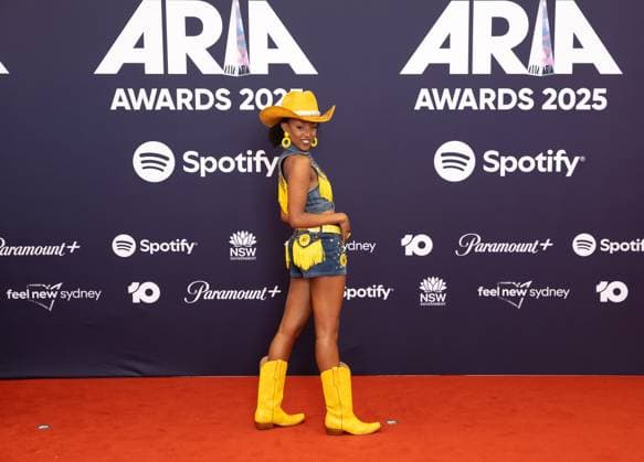 ARIA AWARDS 2025, The Wiggles™ Tsehay Hawkins during the 2025 ARIA Awards at Hordern Pavilion in Sydney, Wednesday, November 19, 2025. ( NO ARCHIVING SYDNEY NEW SOUTH WALES AUSTRALIA  Copyright: xSITTHIXAYxDITTHAVONGx 20251119194891584527