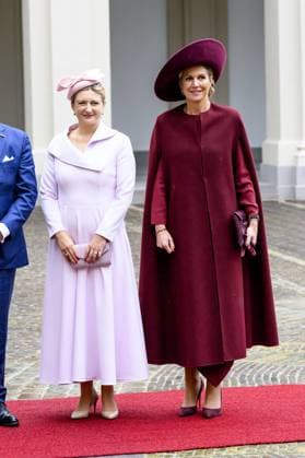 Den Haag, The Netherlands, 2025-11-19 11:50:44 THE HAGUE, 19-11-2025, Noordeinde Palace King Willem-Alexander and Queen Maxima receive Grand Duke Guillaume and Grand Duchess StÃ phanie of Luxembourg for a one-day visit with a lunch at Noordeinde Palace PHOTO: NLBeeld Patrick van Emst Credit: NL Beeld Patrick van Emst  Copyright: xx x