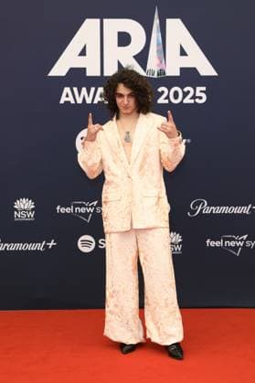 November 19, 2025: BEN SWISSA attends the 2025 ARIA Awards at the Hordern Pavilion on November 19, 2025 in Sydney, NSW Australia - ZUMAa155 20251119_aaa_a155_069 Copyright: xChristopherxKhouryx