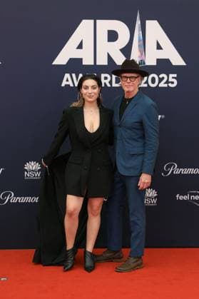November 19, 2025: ISSI and RICK PRICE attends the 2025 ARIA Awards at the Hordern Pavilion on November 19, 2025 in Sydney, NSW Australia - ZUMAa155 20251119_aaa_a155_070 Copyright: xChristopherxKhouryx