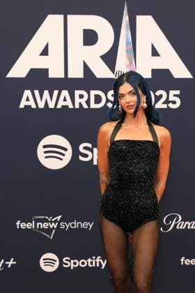 November 19, 2025: CHARLEY attends the 2025 ARIA Awards at the Hordern Pavilion on November 19, 2025 in Sydney, NSW Australia - ZUMAa155 20251119_aaa_a155_072 Copyright: xChristopherxKhouryx