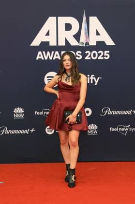 November 19, 2025: RACHAEL FAHIM attends the 2025 ARIA Awards at the Hordern Pavilion on November 19, 2025 in Sydney, NSW Australia - ZUMAa155 20251119_aaa_a155_075 Copyright: xChristopherxKhouryx