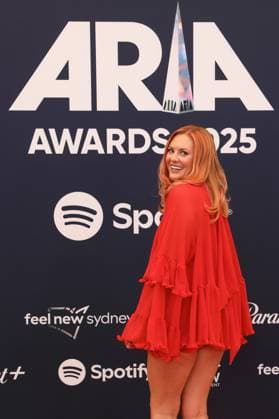 November 19, 2025: TAYLOR MOSS attends the 2025 ARIA Awards at the Hordern Pavilion on November 19, 2025 in Sydney, NSW Australia - ZUMAa155 20251119_aaa_a155_080 Copyright: xChristopherxKhouryx