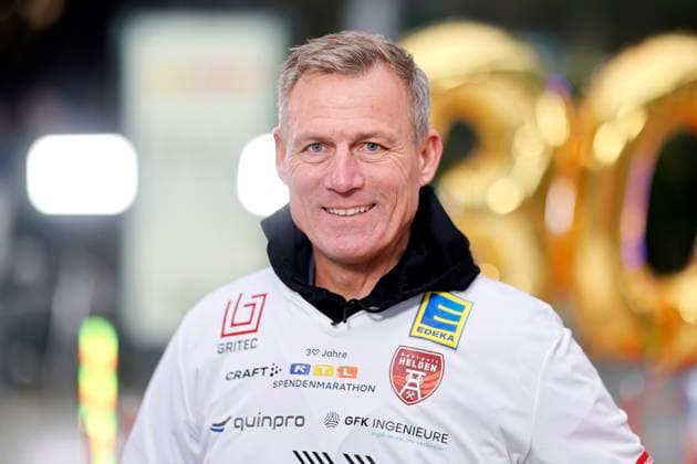 Footballer Ingo Anderbrügge at a photo session to mark 30 years of the RTL telethon in the RTL building on Picassoplatz Cologne, 19 11 2025 NRW Germany Copyright: xChristophxHardtx