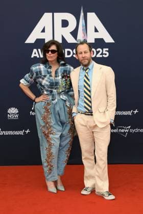 November 19, 2025: IONE SKYE and BEN LEE attends the 2025 ARIA Awards at the Hordern Pavilion on November 19, 2025 in Sydney, NSW Australia - ZUMAa155 20251119_aaa_a155_092 Copyright: xChristopherxKhouryx