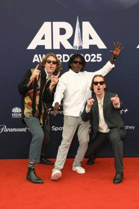 November 19, 2025: attends the 2025 ARIA Awards at the Hordern Pavilion on November 19, 2025 in Sydney, NSW Australia - ZUMAa155 20251119_aaa_a155_105 Copyright: xChristopherxKhouryx