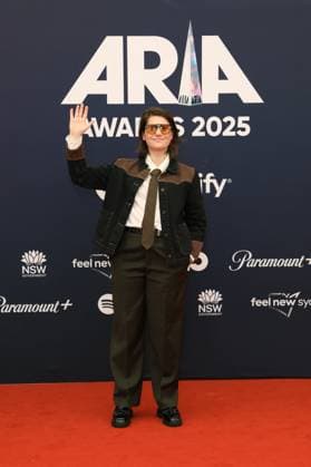 November 19, 2025: ALEX LAHEY attends the 2025 ARIA Awards at the Hordern Pavilion on November 19, 2025 in Sydney, NSW Australia - ZUMAa155 20251119_aaa_a155_112 Copyright: xChristopherxKhouryx