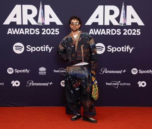 ARIA AWARDS 2025, Boy Soda poses for a photo during the 2025 ARIA Awards at Hordern Pavilion in Sydney, Wednesday, November 19, 2025. ( NO ARCHIVING SYDNEY NEW SOUTH WALES AUSTRALIA  Copyright: xSITTHIXAYxDITTHAVONGx 20251120126129013738