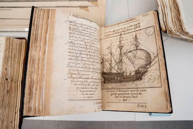 The King visits the Navys historical archive Sede Juan Sebastián de Elcano King Felipe VI during a visit to the Navys historical archive Sede Juan Sebastián de Elcano, at the Alfonso X el Sabio barracks, on November 19, 2025, in Madrid Spain The Navys Historical Archive, main reference of the Navys documentary heritage, has two headquarters, one located in the Palace of Viso del Marqués in Ciudad Real and named after Álvaro de Bazán, and the other, newly built in Madrid, with modern and expandable facilities named Juan Sebastián de Elcano 19 NOVEMBER 2025 A Pé Espana Copyright: xA.xPÃ rezxMecax 7111192