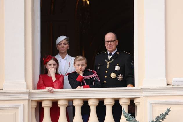 FÃªte nationale Monaco NO TABLOIDS WEB & PRINT, BILDZEITUNG OUT, BILD.DE OUT, NO DAILY MAIL, NO DAILY MAIL GROUP, NO VOICI, NO CLOSER, NO PUBLIC Princess Charlene of Monaco, Prince Jacques of Monaco, Prince Albert II of Monaco and Princess Gabriella of Monaco at the Balcony Palace during the Monaco National Day Celebrations, on November 19 TH 2025 La princesse Charlene de Monaco, le prince Jacques de Monaco, le prince Albert II de Monaco et la princesse Gabriella de Monaco au balcon du palais lors des cÃ lÃ brations de la FÃªte nationale monÃ gasque, le 19 novembre  Copyright: x Allpixx