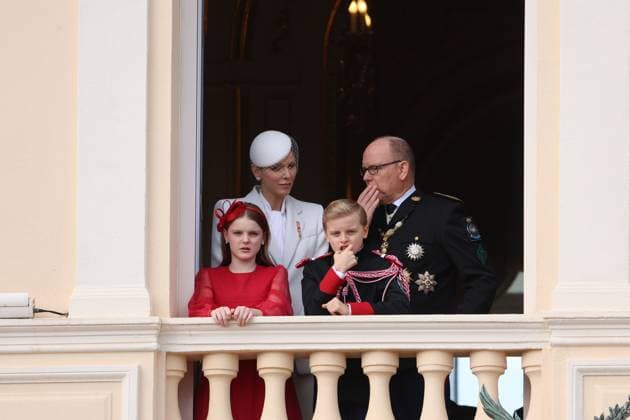 FÃªte nationale Monaco NO TABLOIDS WEB & PRINT, BILDZEITUNG OUT, BILD.DE OUT, NO DAILY MAIL, NO DAILY MAIL GROUP, NO VOICI, NO CLOSER, NO PUBLIC Princess Charlene of Monaco, Prince Jacques of Monaco, Prince Albert II of Monaco and Princess Gabriella of Monaco at the Balcony Palace during the Monaco National Day Celebrations, on November 19 TH 2025 La princesse Charlene de Monaco, le prince Jacques de Monaco, le prince Albert II de Monaco et la princesse Gabriella de Monaco au balcon du palais lors des cÃ lÃ brations de la FÃªte nationale monÃ gasque, le 19 novembre  Copyright: x Allpixx