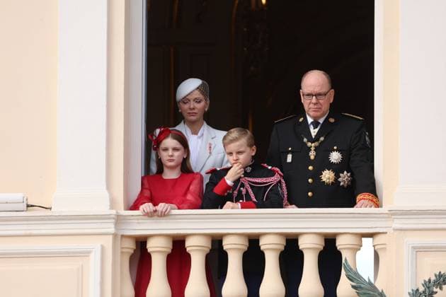 FÃªte nationale Monaco NO TABLOIDS WEB & PRINT, BILDZEITUNG OUT, BILD.DE OUT, NO DAILY MAIL, NO DAILY MAIL GROUP, NO VOICI, NO CLOSER, NO PUBLIC Princess Charlene of Monaco, Prince Jacques of Monaco, Prince Albert II of Monaco and Princess Gabriella of Monaco at the Balcony Palace during the Monaco National Day Celebrations, on November 19 TH 2025 La princesse Charlene de Monaco, le prince Jacques de Monaco, le prince Albert II de Monaco et la princesse Gabriella de Monaco au balcon du palais lors des cÃ lÃ brations de la FÃªte nationale monÃ gasque, le 19 novembre  Copyright: x Allpixx