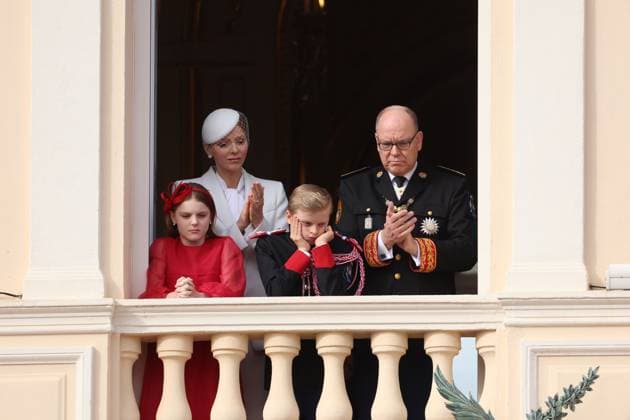 FÃªte nationale Monaco NO TABLOIDS WEB & PRINT, BILDZEITUNG OUT, BILD.DE OUT, NO DAILY MAIL, NO DAILY MAIL GROUP, NO VOICI, NO CLOSER, NO PUBLIC Princess Charlene of Monaco, Prince Jacques of Monaco, Prince Albert II of Monaco and Princess Gabriella of Monaco at the Balcony Palace during the Monaco National Day Celebrations, on November 19 TH 2025 La princesse Charlene de Monaco, le prince Jacques de Monaco, le prince Albert II de Monaco et la princesse Gabriella de Monaco au balcon du palais lors des cÃ lÃ brations de la FÃªte nationale monÃ gasque, le 19 novembre  Copyright: x Allpixx