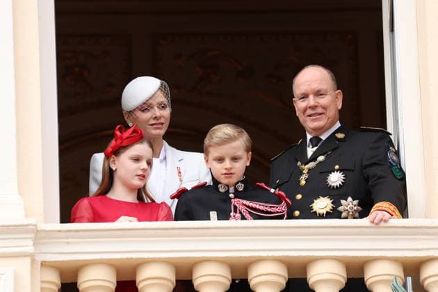 FÃªte nationale Monaco NO TABLOIDS WEB & PRINT, BILDZEITUNG OUT, BILD.DE OUT, NO DAILY MAIL, NO DAILY MAIL GROUP, NO VOICI, NO CLOSER, NO PUBLIC Princess Charlene of Monaco, Prince Jacques of Monaco, Prince Albert II of Monaco and Princess Gabriella of Monaco at the Balcony Palace during the Monaco National Day Celebrations, on November 19 TH 2025 La princesse Charlene de Monaco, le prince Jacques de Monaco, le prince Albert II de Monaco et la princesse Gabriella de Monaco au balcon du palais lors des cÃ lÃ brations de la FÃªte nationale monÃ gasque, le 19 novembre  Copyright: x Allpixx