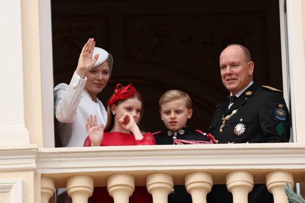 FÃªte nationale Monaco NO TABLOIDS WEB & PRINT, BILDZEITUNG OUT, BILD.DE OUT, NO DAILY MAIL, NO DAILY MAIL GROUP, NO VOICI, NO CLOSER, NO PUBLIC Princess Charlene of Monaco, Prince Jacques of Monaco, Prince Albert II of Monaco and Princess Gabriella of Monaco at the Balcony Palace during the Monaco National Day Celebrations, on November 19 TH 2025 La princesse Charlene de Monaco, le prince Jacques de Monaco, le prince Albert II de Monaco et la princesse Gabriella de Monaco au balcon du palais lors des cÃ lÃ brations de la FÃªte nationale monÃ gasque, le 19 novembre  Copyright: x Allpixx