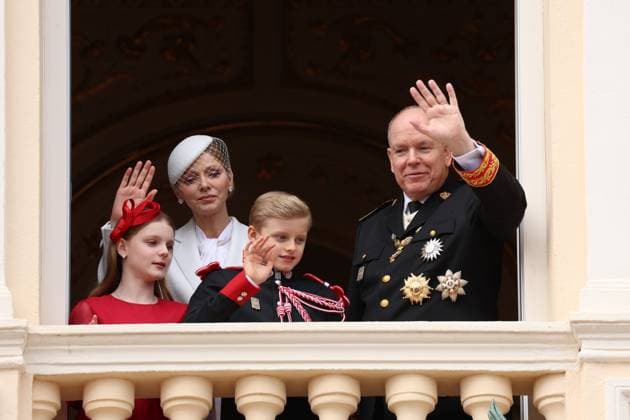 FÃªte nationale Monaco NO TABLOIDS WEB & PRINT, BILDZEITUNG OUT, BILD.DE OUT, NO DAILY MAIL, NO DAILY MAIL GROUP, NO VOICI, NO CLOSER, NO PUBLIC Princess Charlene of Monaco, Prince Jacques of Monaco, Prince Albert II of Monaco and Princess Gabriella of Monaco at the Balcony Palace during the Monaco National Day Celebrations, on November 19 TH 2025 La princesse Charlene de Monaco, le prince Jacques de Monaco, le prince Albert II de Monaco et la princesse Gabriella de Monaco au balcon du palais lors des cÃ lÃ brations de la FÃªte nationale monÃ gasque, le 19 novembre  Copyright: x Allpixx
