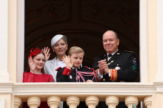 FÃªte nationale Monaco NO TABLOIDS WEB & PRINT, BILDZEITUNG OUT, BILD.DE OUT, NO DAILY MAIL, NO DAILY MAIL GROUP, NO VOICI, NO CLOSER, NO PUBLIC Princess Charlene of Monaco, Prince Jacques of Monaco, Prince Albert II of Monaco and Princess Gabriella of Monaco at the Balcony Palace during the Monaco National Day Celebrations, on November 19 TH 2025 La princesse Charlene de Monaco, le prince Jacques de Monaco, le prince Albert II de Monaco et la princesse Gabriella de Monaco au balcon du palais lors des cÃ lÃ brations de la FÃªte nationale monÃ gasque, le 19 novembre  Copyright: x Allpixx