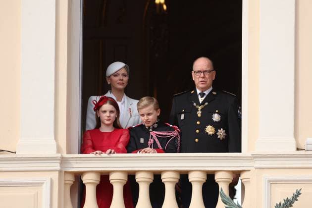 FÃªte nationale Monaco NO TABLOIDS WEB & PRINT, BILDZEITUNG OUT, BILD.DE OUT, NO DAILY MAIL, NO DAILY MAIL GROUP, NO VOICI, NO CLOSER, NO PUBLIC Princess Charlene of Monaco, Prince Jacques of Monaco, Prince Albert II of Monaco and Princess Gabriella of Monaco at the Balcony Palace during the Monaco National Day Celebrations, on November 19 TH 2025 La princesse Charlene de Monaco, le prince Jacques de Monaco, le prince Albert II de Monaco et la princesse Gabriella de Monaco au balcon du palais lors des cÃ lÃ brations de la FÃªte nationale monÃ gasque, le 19 novembre  Copyright: x Allpixx