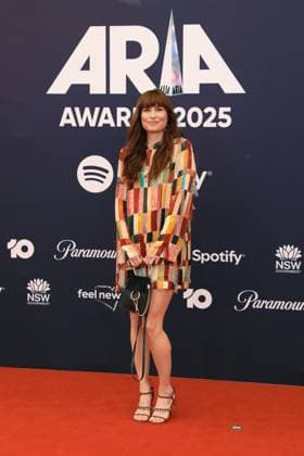 November 19, 2025: MISSY HIGGINS attends the 2025 ARIA Awards at the Hordern Pavilion on November 19, 2025 in Sydney, NSW Australia - ZUMAa155 20251119_aaa_a155_137 Copyright: xChristopherxKhouryx