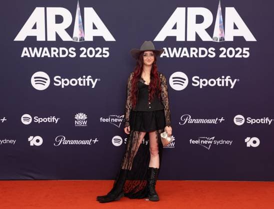 ARIA AWARDS 2025, Tory Forsyth poses for a photo during the 2025 ARIA Awards at Hordern Pavilion in Sydney, Wednesday, November 19, 2025. ( NO ARCHIVING SYDNEY NEW SOUTH WALES AUSTRALIA  Copyright: xSITTHIXAYxDITTHAVONGx 20251120120794049458