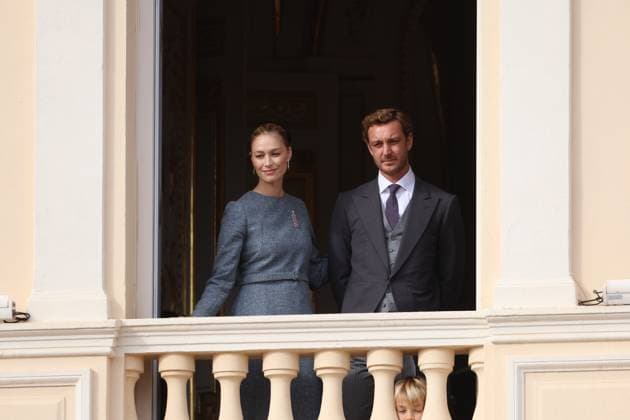 Balcony Palace during the Monaco National Day Celebrations NO TABLOIDS WEB & PRINT, BILDZEITUNG OUT, BILD.DE OUT, NO DAILY MAIL, NO DAILY MAIL GROUP, NO VOICI, NO CLOSER, NO PUBLIC Princess Charlotte, Princess Stephanie, Caroline, of Monaco,Andrea Casiraghi, Tatiana Santo Domingo ,Pierre Casiraghi, Beatrice Borromeo ,Louis Ducruet at the Balcony Palace during the Monaco National Day Celebrations, on November 19 TH 2025  Copyright: xFabricexChasseryx