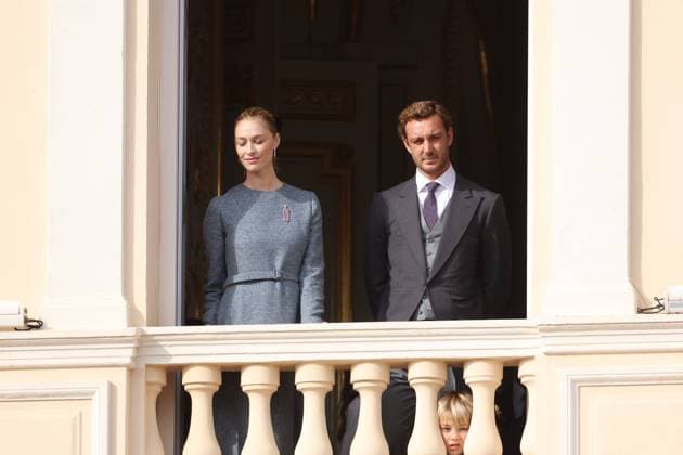 Balcony Palace during the Monaco National Day Celebrations NO TABLOIDS WEB & PRINT, BILDZEITUNG OUT, BILD.DE OUT, NO DAILY MAIL, NO DAILY MAIL GROUP, NO VOICI, NO CLOSER, NO PUBLIC Princess Charlotte, Princess Stephanie, Caroline, of Monaco,Andrea Casiraghi, Tatiana Santo Domingo ,Pierre Casiraghi, Beatrice Borromeo ,Louis Ducruet at the Balcony Palace during the Monaco National Day Celebrations, on November 19 TH 2025  Copyright: xFabricexChasseryx