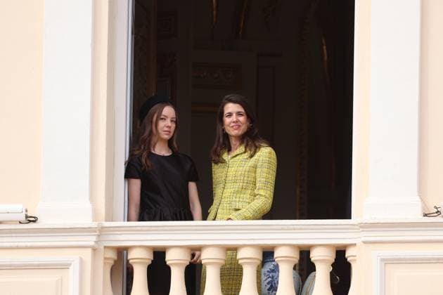 Balcony Palace during the Monaco National Day Celebrations NO TABLOIDS WEB & PRINT, BILDZEITUNG OUT, BILD.DE OUT, NO DAILY MAIL, NO DAILY MAIL GROUP, NO VOICI, NO CLOSER, NO PUBLIC Princess Charlotte, Princess Stephanie, Caroline, of Monaco,Andrea Casiraghi, Tatiana Santo Domingo ,Pierre Casiraghi, Beatrice Borromeo ,Louis Ducruet at the Balcony Palace during the Monaco National Day Celebrations, on November 19 TH 2025  Copyright: xFabricexChasseryx