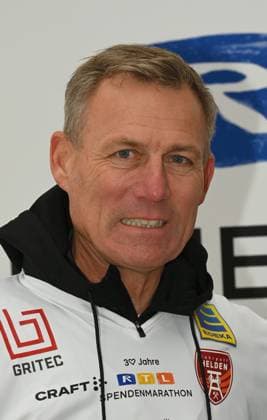 Former soccer player Ingo Anderbrügge at a photo session for the 24-hour birthday challenge to mark the 30th anniversary of the RTL Spendenmarathon wir helfen Kindern, which takes place from 20 11 18 00 hours