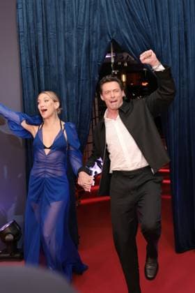 19 11 2025, Kate Hudson and Hugh Jackman at the premiere of Song Sung Blue, Zoo Palast, Berlin, Berlin
