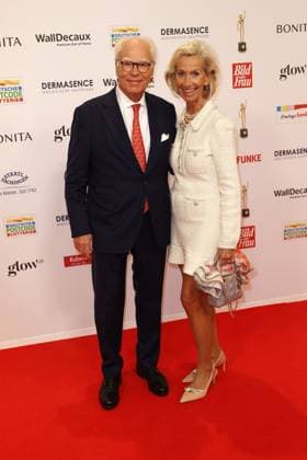 Ulrich Troeger und Kristina Troeger bei der Verleihung Goldene Bild der Frau am 19.11.2025 im Stage Theater in Hamburg Goldene Bild der Frau Verleihung 2025 in Hamburg 