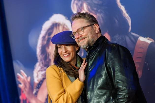 Premiere Song Sung Blue Ulrike Frank and Marc Schubring at the European premiere of the movie Song Sung Blue at the Zoo Palast on 19 11 2025 in Berlin Copyright: xEventpressxKochanx