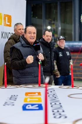 Press event for the RTL charity marathon in Cologne, 19 11 2025 At the RTL headquarters in Cologne Deutz, Joey Kelly and Wolfram Kons present the 24H BIRTHDAY CHALLENGE for the 30th RTL SPENDENMARATHON The 24-hour campaign with 20 company teams supports the STIFTUNG RTL WIR HELF Copyright: xBonn.digitalx