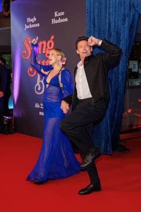 Premiere Song Sung Blue Kate Hudson and Hugh Jackman at the European premiere of the movie Song Sung Blue at Zoo Palast on 19 11 2025 in Berlin Copyright: xEventpressxKochanx