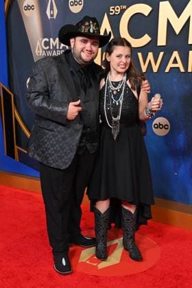 59th Annual CMA Awards - Arrivals Tyler White and Madison Marilla arriving at the 59th Annual Country Music Association Awards held at the Bridgestone Arena on November 19, 2025 in Nashville, TN. Nashville Bridgestone Arena Tennessee USA Copyright: xOConnor-Arroyo AFF-USA.comx