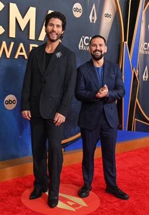 59th Annual CMA Awards - Arrivals Dan+Shay arriving at the 59th Annual Country Music Association Awards held at the Bridgestone Arena on November 19, 2025 in Nashville, TN. Nashville Bridgestone Arena Tennessee USA Copyright: xOConnor-Arroyo AFF-USA.comx