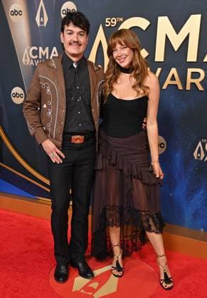 59th Annual CMA Awards - Arrivals Cleoteo Cordero and Kaitlin Butts arriving at the 59th Annual Country Music Association Awards held at the Bridgestone Arena on November 19, 2025 in Nashville, TN. Nashville Bridgestone Arena Tennessee USA Copyright: xOConnor-Arroyo AFF-USA.comx