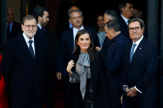 40th anniversary of the creation of the CEOE Foundation Former Prime Minister Mariano Rajoy, Queen Letizia and the President of the CEOE, Antonio Garamendi, attend the celebration of the 40th anniversary of the creation of the CEOE Foundation at the Teatro Real in Madrid, on November 20, 2025, in Madrid Spain The event aims to highlight the role of Spanish companies as important players in the progress, modernization and welfare of Spanish society CEOE ANNIVERSARY ACT ROYAL THEATRE COMPANIES 20 NOVEMBER 2025 Madrid Madrid Spain  Copyright: xJosexVelascox 7112284