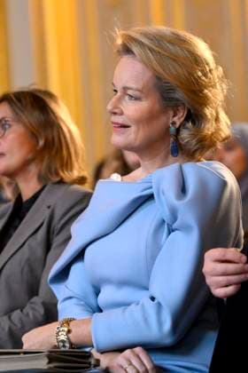 Queen Mathilde Attends 25th Anniversary of The Queen Mathilde Fund BRUSSELS, BELGIUM - NOVEMBER 20 : Queen Mathilde of Belgium pictured attending the official 25th anniversary celebrations of the Queen Mathilde Fund (KMF) on November 20, 2025 in Brussels, Belgium, 20 11 2025 Brussels Belgium  Copyright: xPhilipxReynaersx