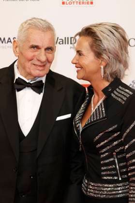 Heinz Hoenig mit Ehefrau Annika Kärsten-Hoenig bei der 18. Verleihung der Goldenen Bild der Frau 2025 im Stage Theater im Hafen. Hamburg, 19.11.2025 Foto:xC.xTamckex xFuturexImagex goldene_bild_5253