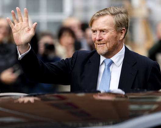 THE HAGUE King Willem-Alexander departs the Grote Kerk (Great Church) after the Special Joint Session of the Senate and House of Representatives, marking the eightieth anniversary of the first joint parliamentary session since the Second World War. The session reflected on the end of the war and the meaning of freedom in a time of conflict and polarization. ANP REMKO DE WAAL netherlands out - belgium out  Copyright: xx x542576336x originalFilename: 542576336.jpg