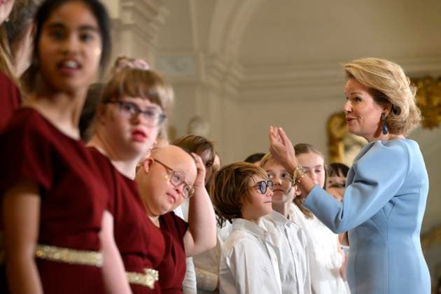 Queen Mathilde Attends 25th Anniversary of The Queen Mathilde Fund BRUSSELS, BELGIUM - NOVEMBER 20 : Queen Mathilde of Belgium pictured attending the official 25th anniversary celebrations of the Queen Mathilde Fund (KMF) on November 20, 2025 in Brussels, Belgium, 20 11 2025 Brussels Belgium  Copyright: xPhilipxReynaersx