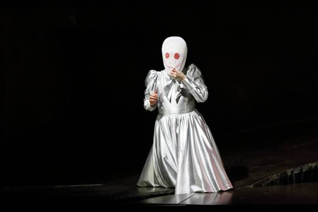 Nicole Chevalier as Salome during the photo rehearsal for Salome at the Komische Oper im Schillertheater in Berlin, November 19, 2025 Music drama in one act by Richard Strauss Musical direction James Gaffigan Production Evgeny Titov Stage Rufus Didwiszus Costumes Esther Bialas Premiere is on November 22, 2025 Komische Oper Berlin Salome