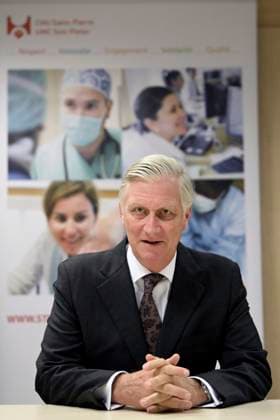 King Philippe visits the emergency department at Saint-Pierre University Hospital BRUSSELS, BELGIUM - NOVEMBER 20 : King Philippe visits the emergency department at Saint-Pierre University Hospital. Located in the heart of Brussels, this hospital is deeply rooted in the social reality of the city and plays a crucial role in frontline healthcare. During his visit, the King follows the typical journey of a patient admitted to the emergency department. He is then briefed on developments in Brussels in terms of (mental) health, precariousness and urban violence. Finally, he talks to several people working in the field on November 20, 2025 in Brussels, Belgium, 20 11 2025 Brussels Belgium  Copyright: xDidierxLebrunx