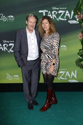 Helmut Zierl and Sabrina Zierl at the Tarzan Musical Premiere on 20 11 2025 at the Stage Theater Neue Flora in Hamburg Tarzan Musical Premiere in Hamburg
