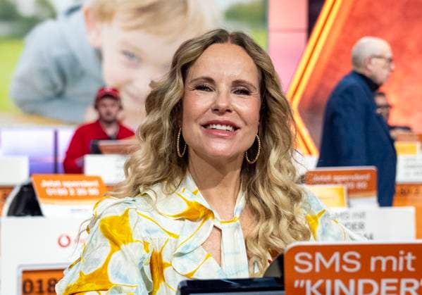 Presenter Katja Burkard at the 30th RTL Charity Marathon 2025 in Studio 8 of the EMG Studios in Hürth, 20 11 2025 30th RTL Charity Marathon 2025 in Studio 8 of the EMG Studios in Hürth Copyright: MarcoxBader