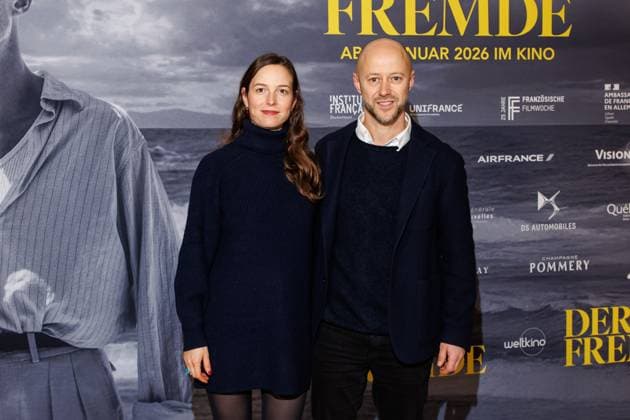 Opening Gala 25 French Film Week Franziska Suppee and Fabian Gasmia at the opening gala of the 25 French Film Week at the Delphi Filmpalast with the film The Stranger on 20 11 2025 in Berlin Copyright: xEventpressxKochanx